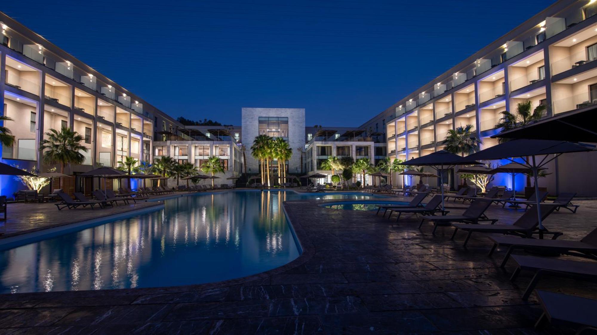 Dominium Palace Агадир Экстерьер фото The hotel at night